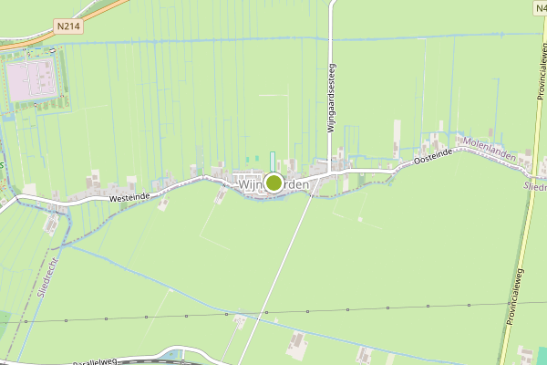 Ambulance-melding op Weteringpad, Wijngaarden op 31 mei, kaart-overzicht