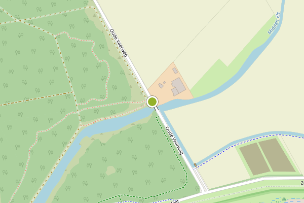 Ambulance-melding op Oude Veerweg, Dordrecht op 3 juni, kaart-overzicht