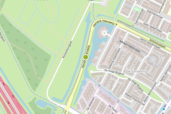 Ambulance-melding op Hendrik Ydenweg, Hendrik-Ido-Ambacht op 5 juni, kaart-overzicht