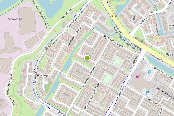 Ambulance-melding op Jacob Marisstraat, Papendrecht op 4 juni, kaart-overzicht