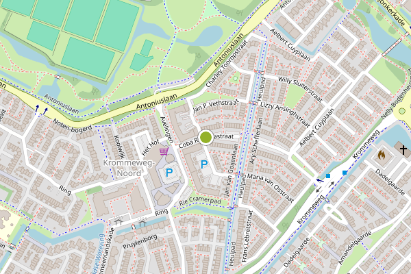 Ambulance-melding op Coba Ritsemastraat, Hendrik-Ido-Ambacht op 8 juni, kaart-overzicht