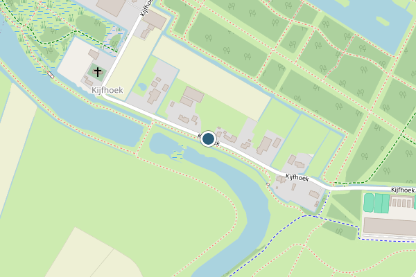 Politie-melding op Kijfhoek, Zwijndrecht op 9 juni, kaart-overzicht