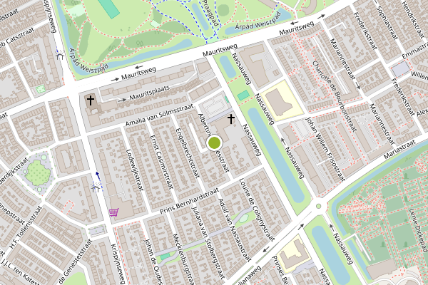 Ambulance-melding op Albertine Agnesstraat, Dordrecht op 11 juni, kaart-overzicht