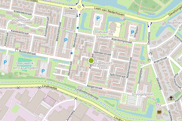Ambulance-melding op Patrijsstraat, Zwijndrecht op 11 juni, kaart-overzicht