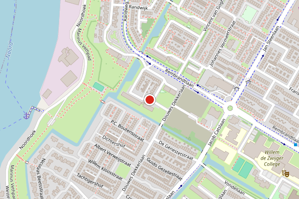 Brandweer-melding op A. van Schendelstraat, Papendrecht op 12 juni, kaart-overzicht