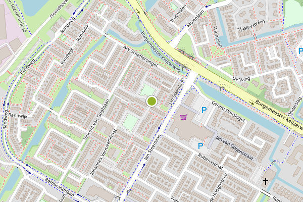 Ambulance-melding op Aert de Gelderstraat, Papendrecht op 12 juni, kaart-overzicht