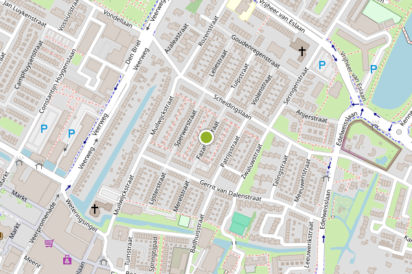 Ambulance-melding op Fazantenstraat, Papendrecht op 13 juni, kaart-overzicht