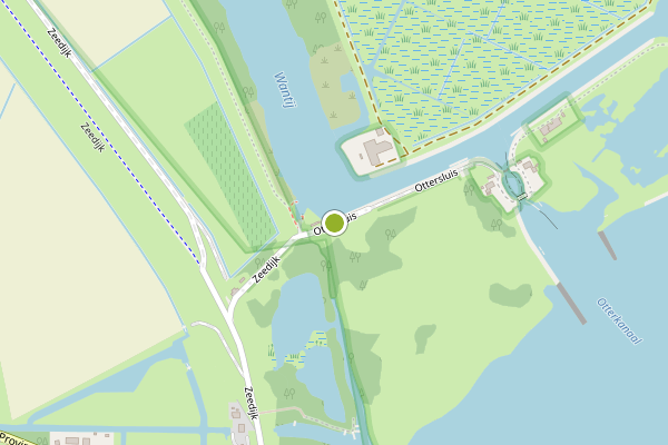 Ambulance-melding op Ottersluis, Dordrecht op 14 juni, kaart-overzicht