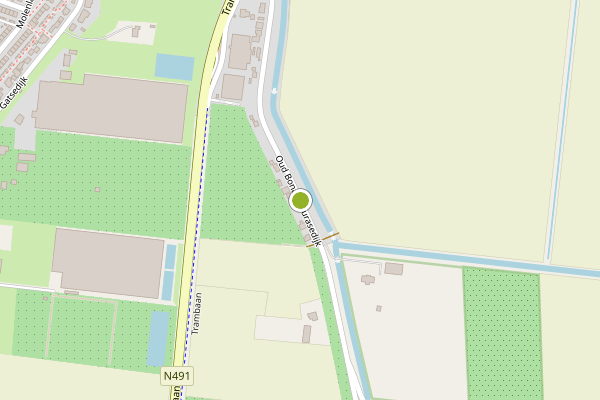 Ambulance-melding op Oud Bonaventurasedijk, Maasdam op 14 juni, kaart-overzicht