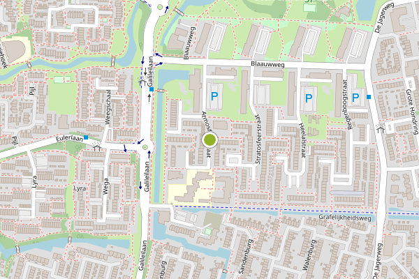 Ambulance-melding op Atmosfeerstraat, Dordrecht op 15 juni, kaart-overzicht