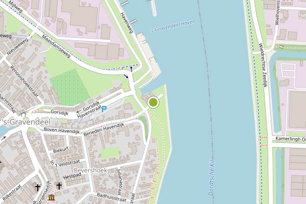Ambulance-melding op Boven Havendijk, 's-Gravendeel op 15 juni, kaart-overzicht