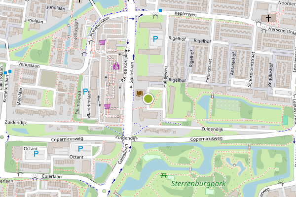 Ambulance-melding op Dalmeyerplein, Dordrecht op 16 juni, kaart-overzicht