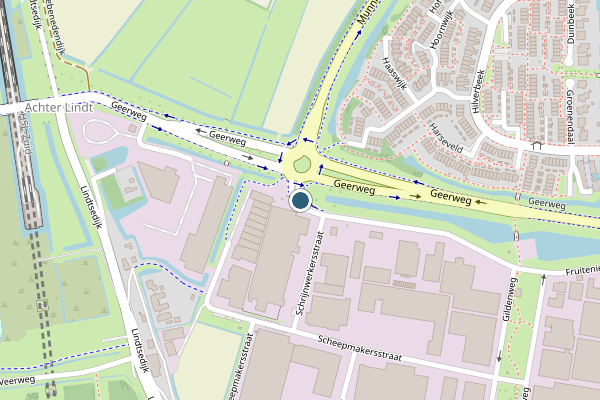 Politie-melding op Fruiteniersstraat, Zwijndrecht op 17 juni, kaart-overzicht