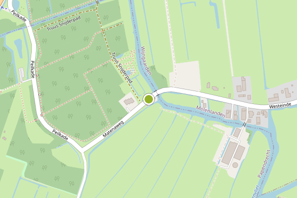 Ambulance-melding op Matenaweg, Papendrecht op 17 juni, kaart-overzicht