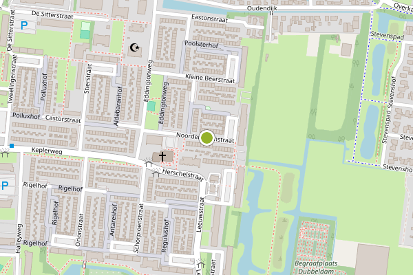Ambulance-melding op Noorderkroonstraat, Dordrecht op 19 juni, kaart-overzicht