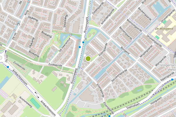 Ambulance-melding op Morellengaarde, Hendrik-Ido-Ambacht op 19 juni, kaart-overzicht