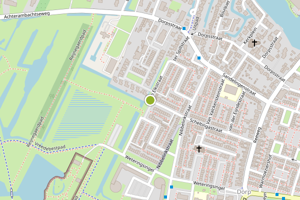 Ambulance-melding op van Elkstraat, Hendrik-Ido-Ambacht op 18 juni, kaart-overzicht