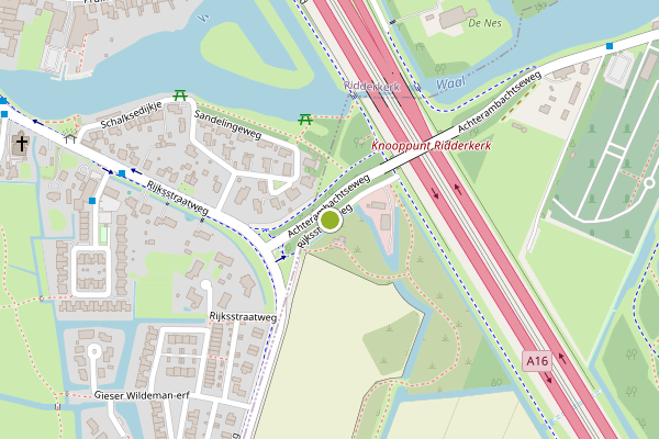 Ambulance-melding op Rijksstraatweg, Hendrik-Ido-Ambacht op 20 juni, kaart-overzicht