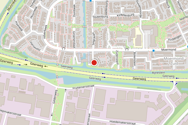 Brandweer-melding op Nieuwerhoek, Zwijndrecht op 21 juni, kaart-overzicht