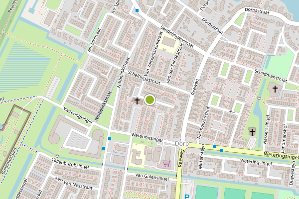Ambulance-melding op Roodenburgstraat, Hendrik-Ido-Ambacht op 21 juni, kaart-overzicht
