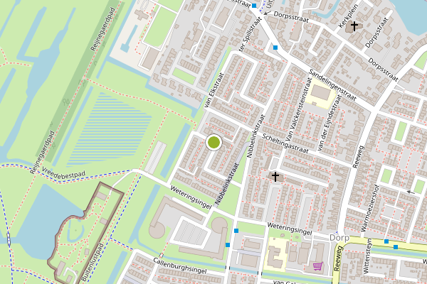 Ambulance-melding op Schultz van Haegenstraat, Hendrik-Ido-Ambacht op 22 juni, kaart-overzicht