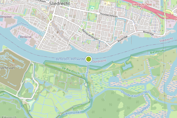 Kaart Dordrecht