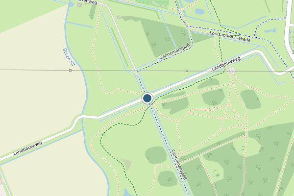 Politie-melding op Landbouwweg, Dordrecht op 23 juni, kaart-overzicht