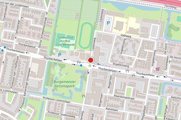 Brandweer-melding op Lijsterweg, Sliedrecht op 24 juni, kaart-overzicht