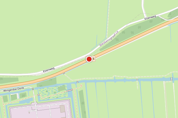 Brandweer-melding op Wijngaarden op 26 juni, kaart-overzicht