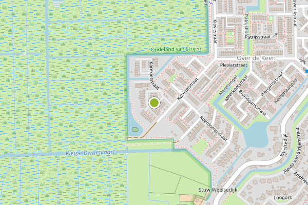Ambulance-melding op Buizerdstraat, Strijen op 26 juni, kaart-overzicht