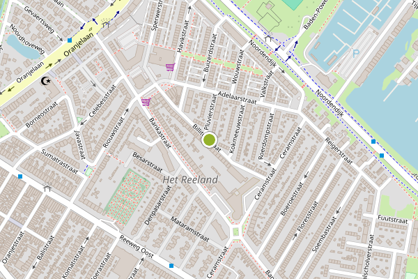 Ambulance-melding op Billitonstraat, Dordrecht op 26 juni, kaart-overzicht