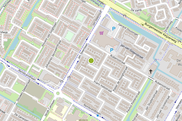 Ambulance-melding op Pieter Brueghelstraat, Papendrecht op 26 juni, kaart-overzicht