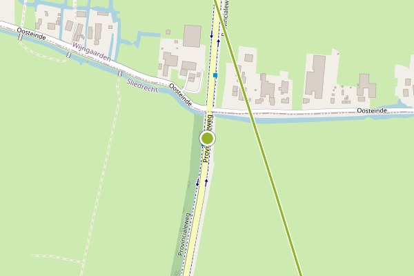 Ambulance-melding op N482, Sliedrecht op 26 juni, kaart-overzicht